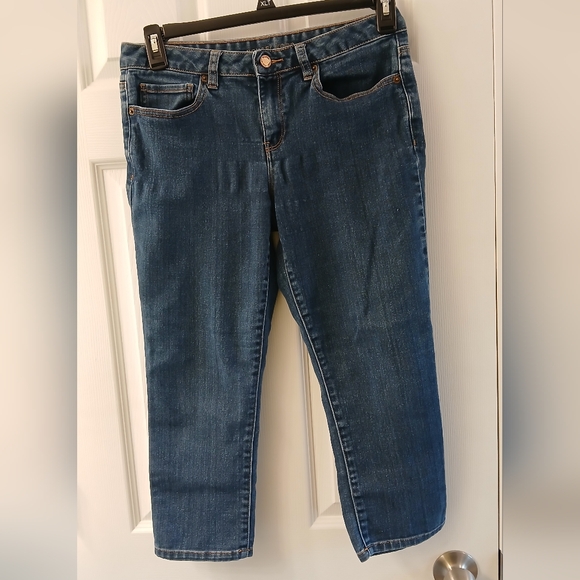 Michael Kors Cropped Jeans | Size 6 | Medium Wash - Picture 1 of 7